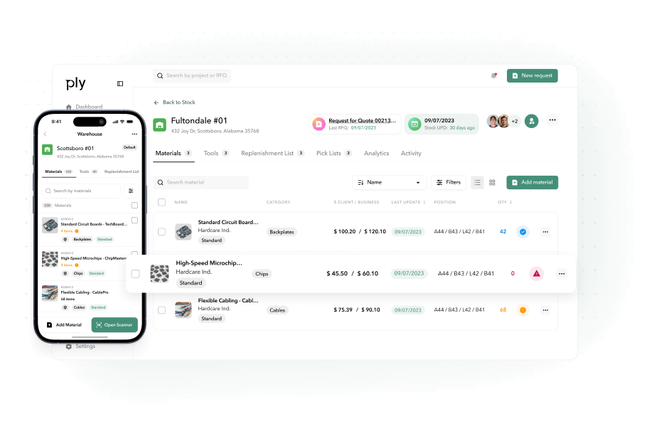 Ply Seamless Purchasing​