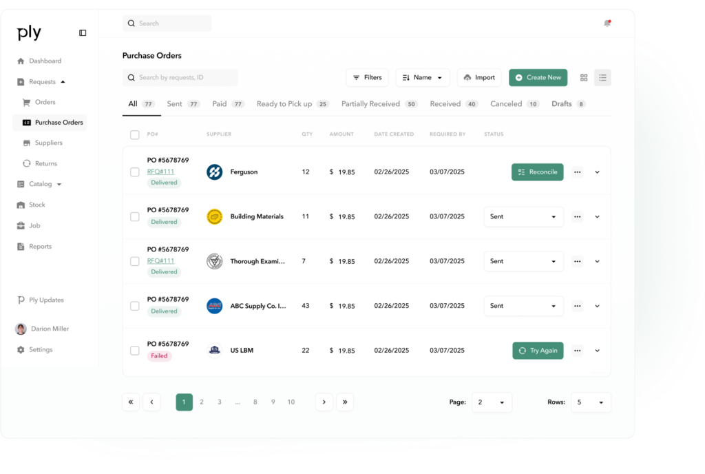 ply-webapp-Purchase Orders